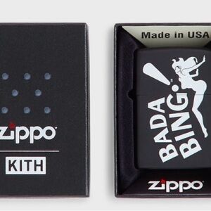Kith Black Zippo Lighter